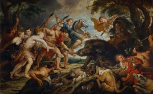La caza de Meleagro y Atalanta de Peter Paul Rubens